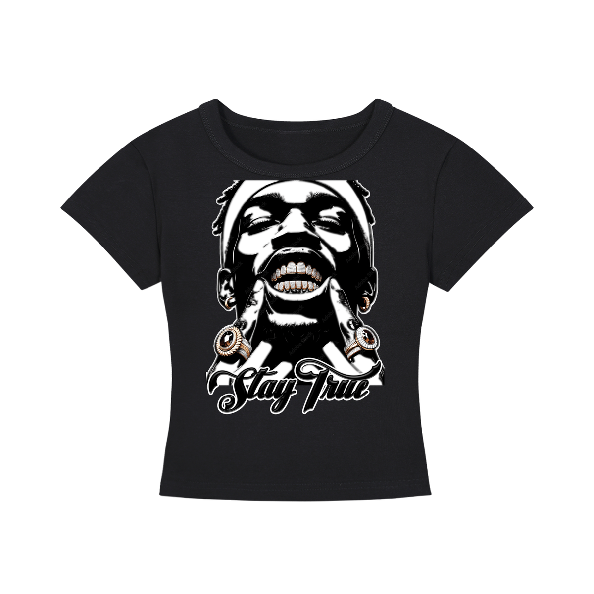 "Ghetto Heaven - Antwan" Women's Cropped T-Shirt
