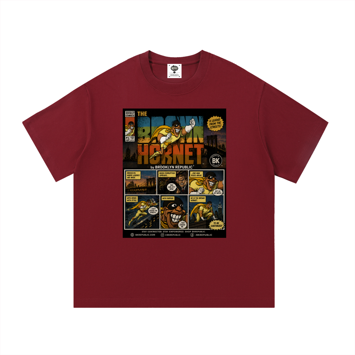 "The Brown Hornet" Cotton T-Shirt