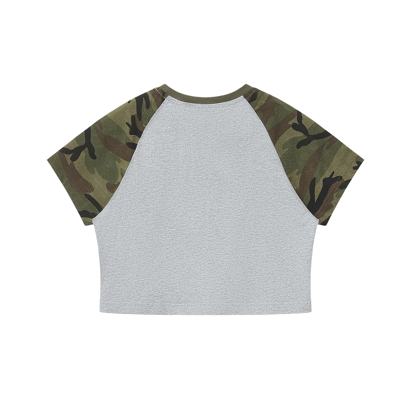 "Varsity Club" Women’s Camo Crop T-Shirt
