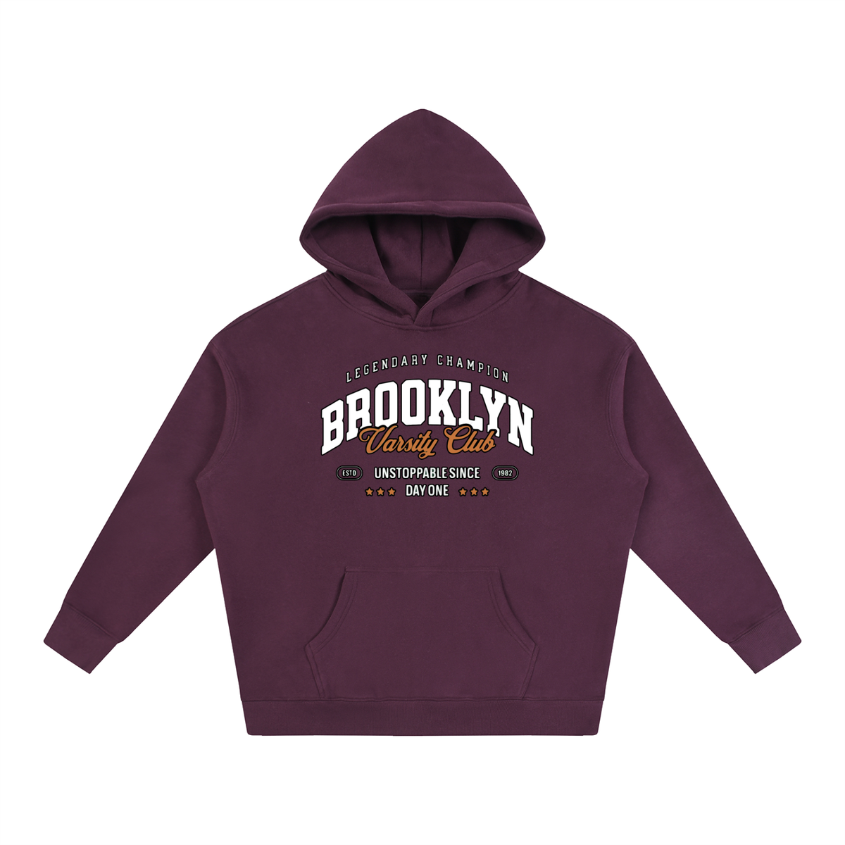 "Varsity Club" Oversize Fleeced Hoodie