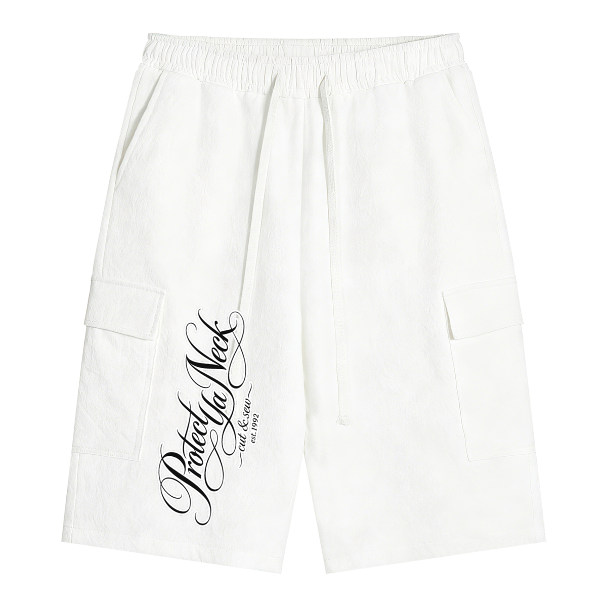 PYN™ "Cut& Sew" Drawstring Cargo Shorts
