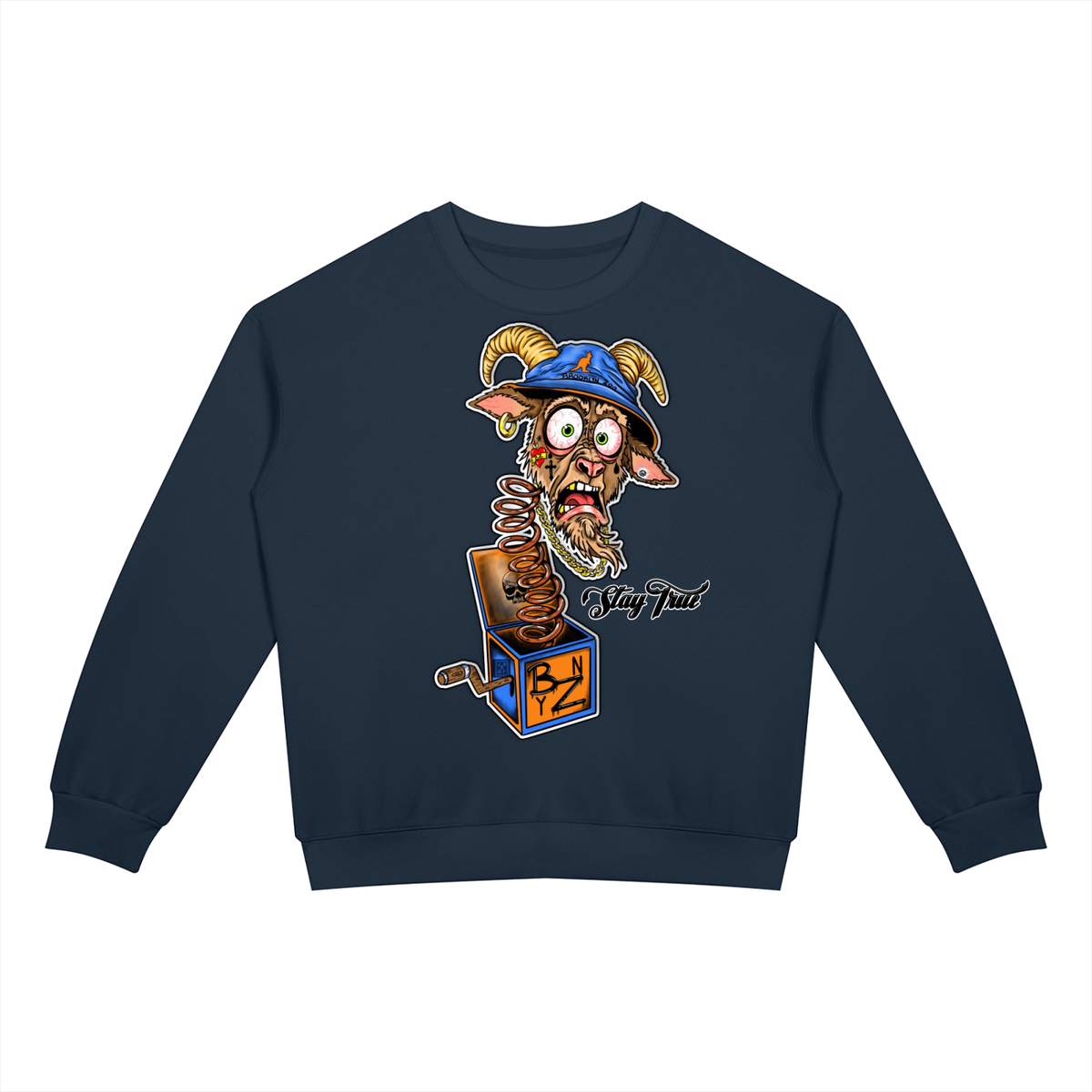 Brooklyn Zoo™ "Jumpin Jackass" Drop Shoulder Crewneck Sweatsuit