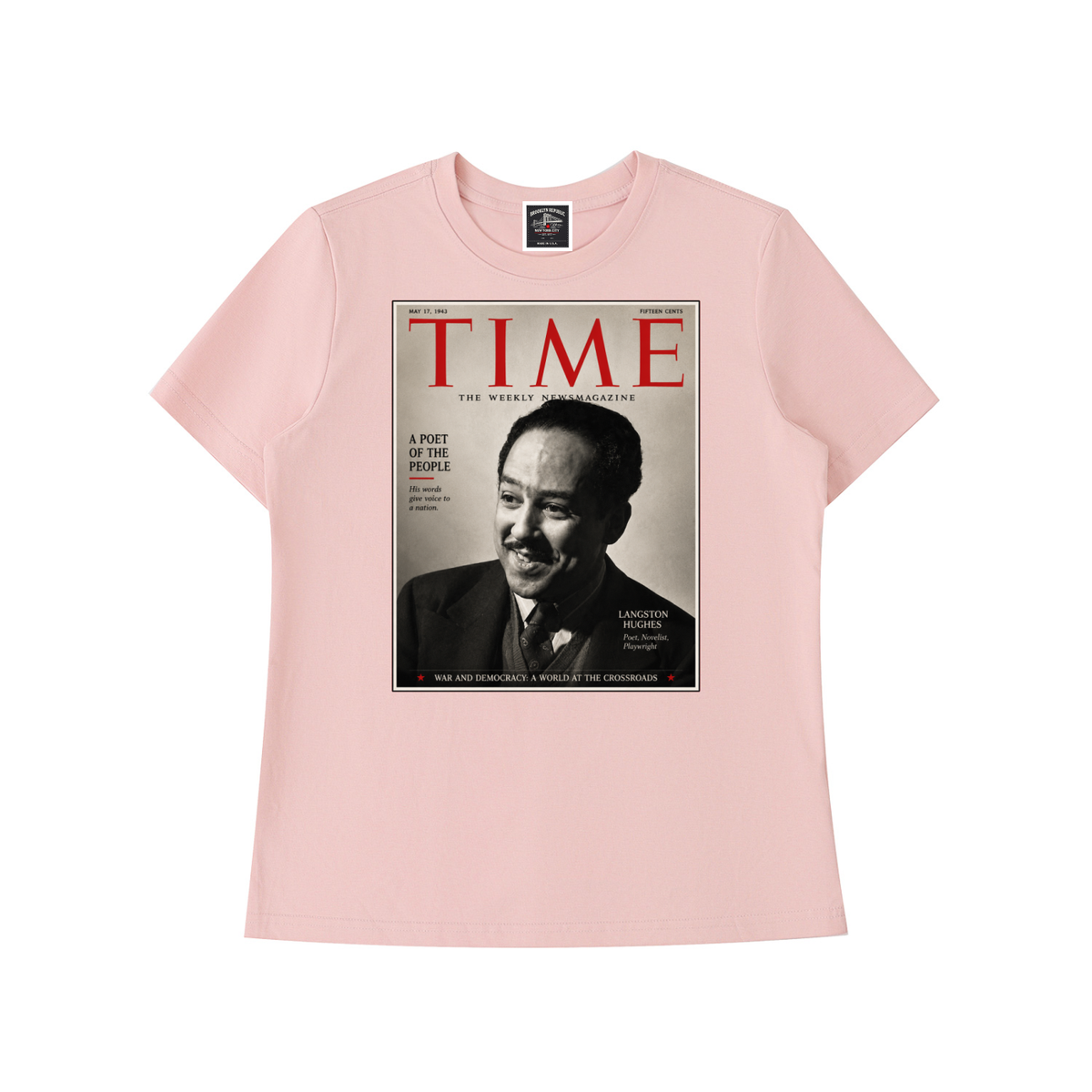 "Langston Hughes" Women's Cotton T-Shirt