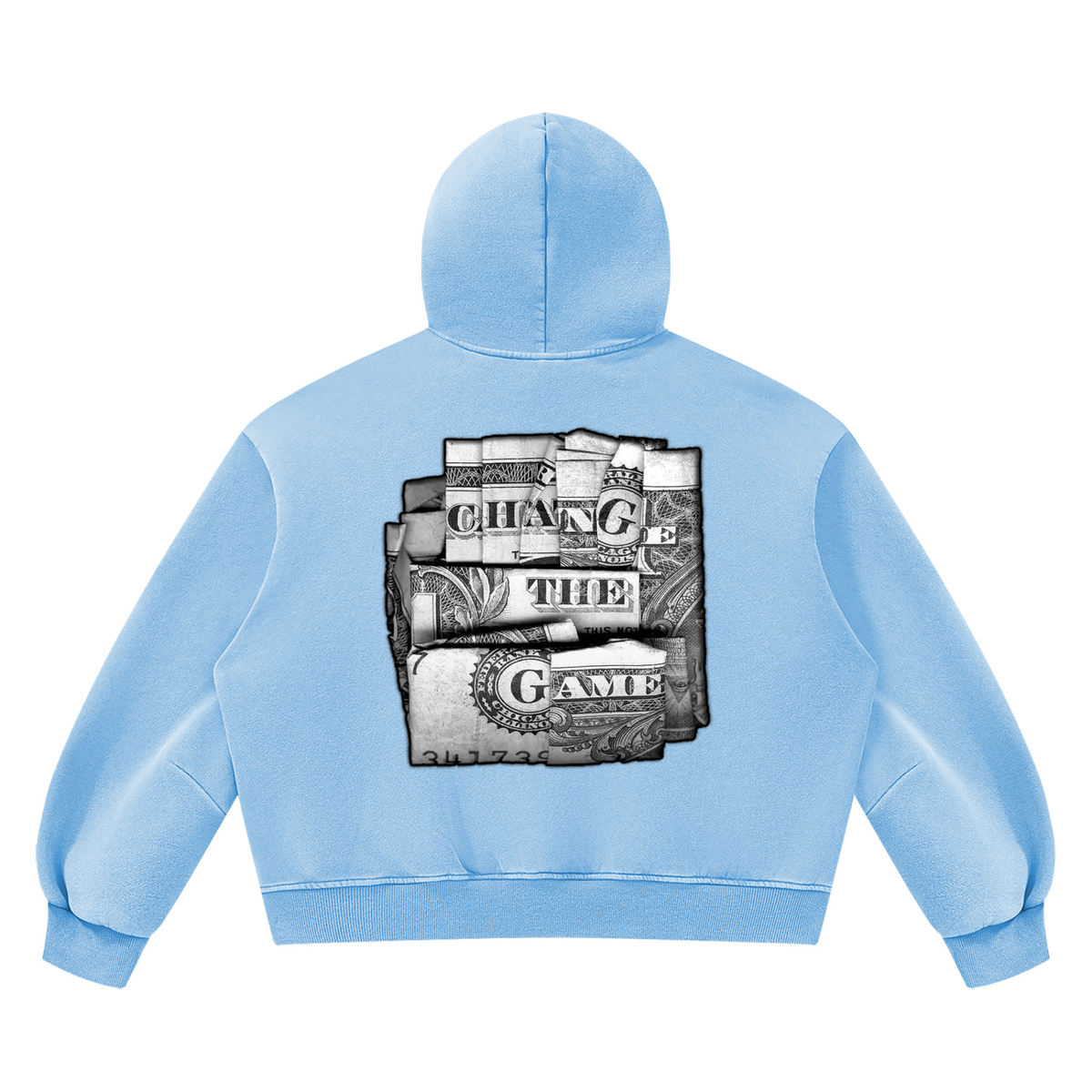 "Double Entendre" Vintage Wash Boxy Fleece Hoodie