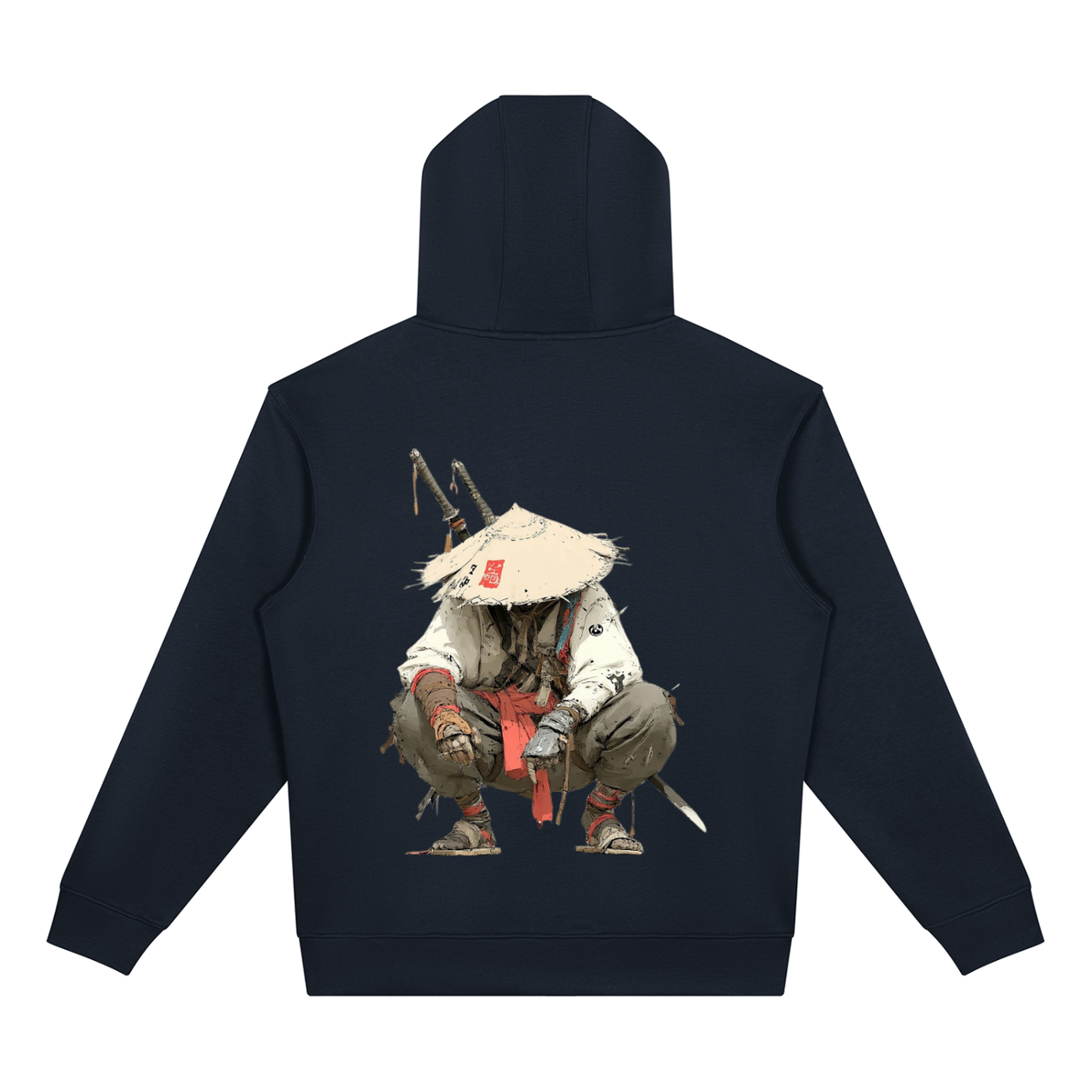 "Bushidokan" Drop Shoulder Full Zip Hoodie