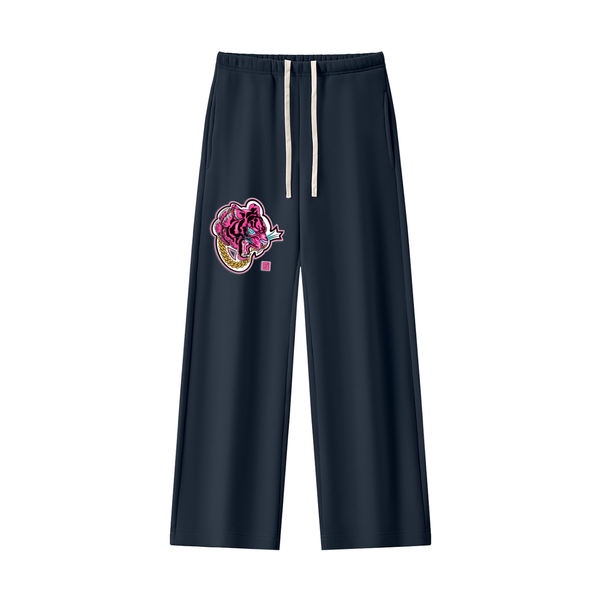 Brooklyn Zoo "Tiger Style" Women's Straight Leg Fleece Set