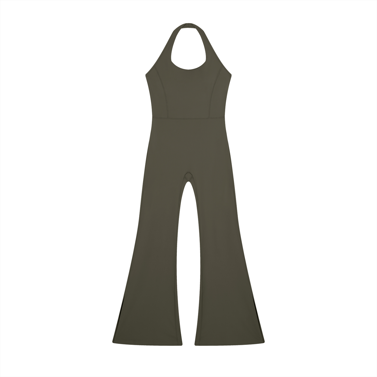 Brooklyn Republic essentials™ Women's Halter Flared Jumpsuit