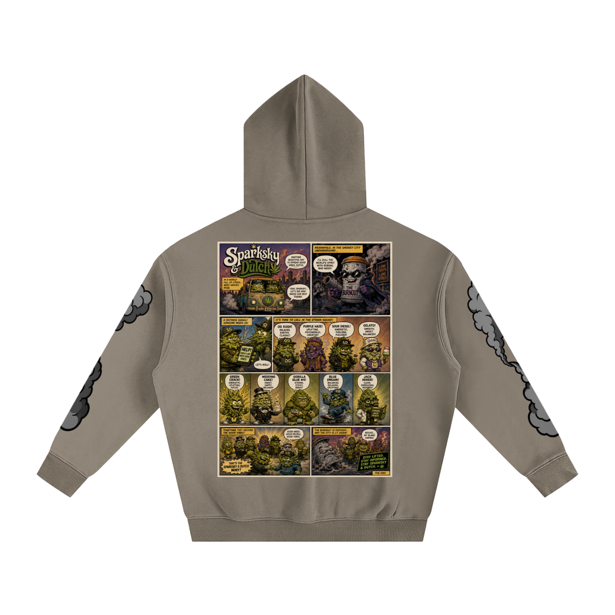 Sparksky & Dutch™ Oversize Fleeced Hoodie
