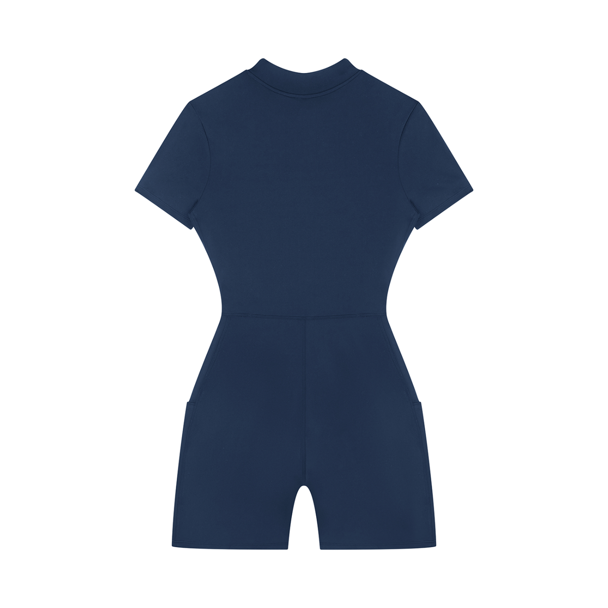 Brooklyn Republic Essentials™ Women's Quarter-Zip Short Sleeve Romper