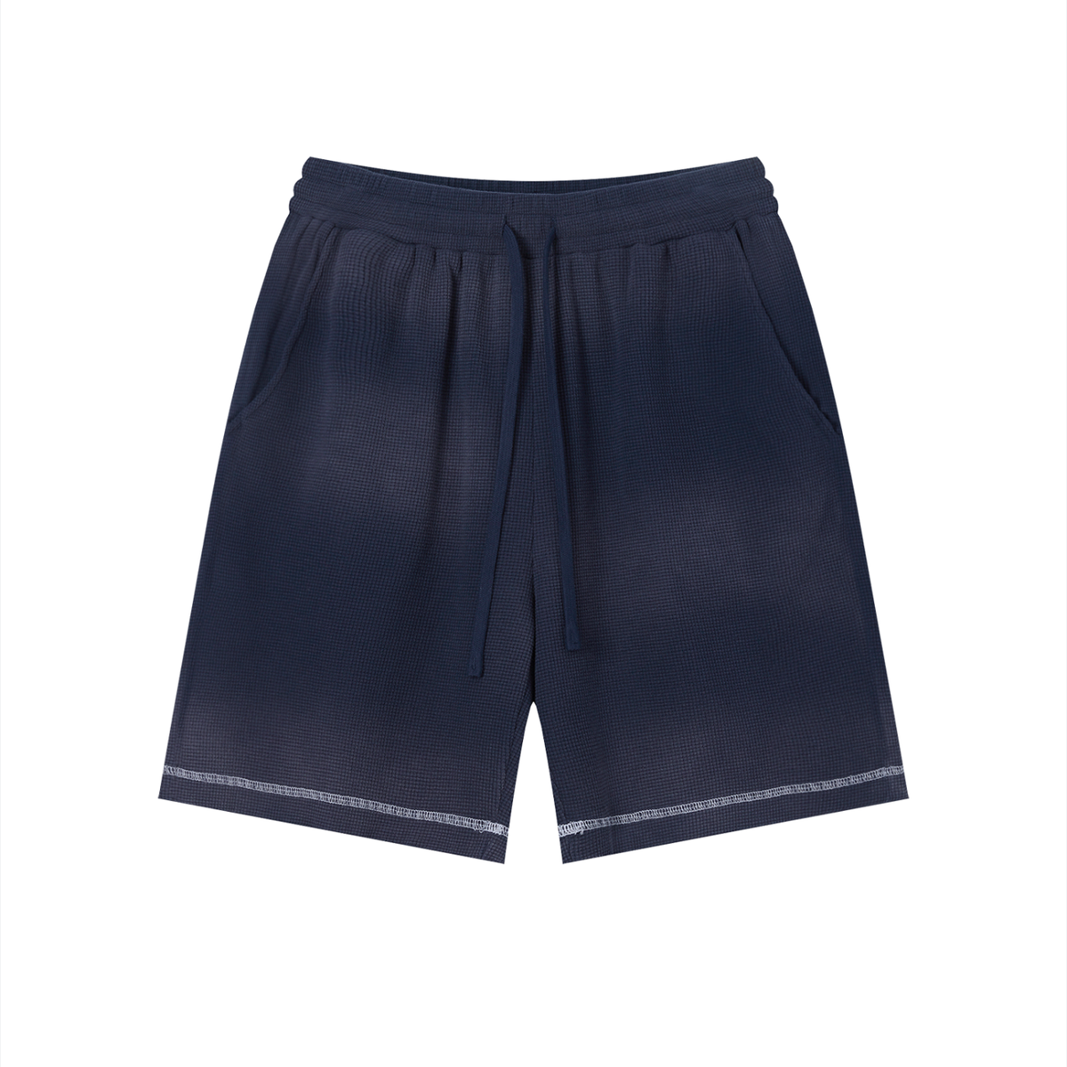 Brooklyn Republic Essentials™ Sunfade Waffle Raw Hem Shorts