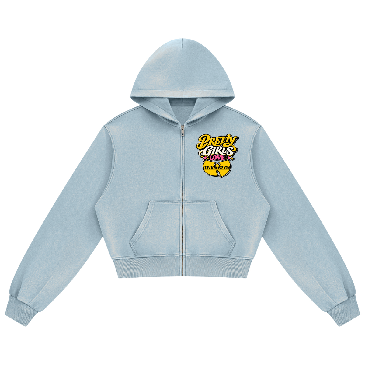 PYN™ "Pretty Girls Love Wu" Women's Mineral Wash Straight Sweatpants