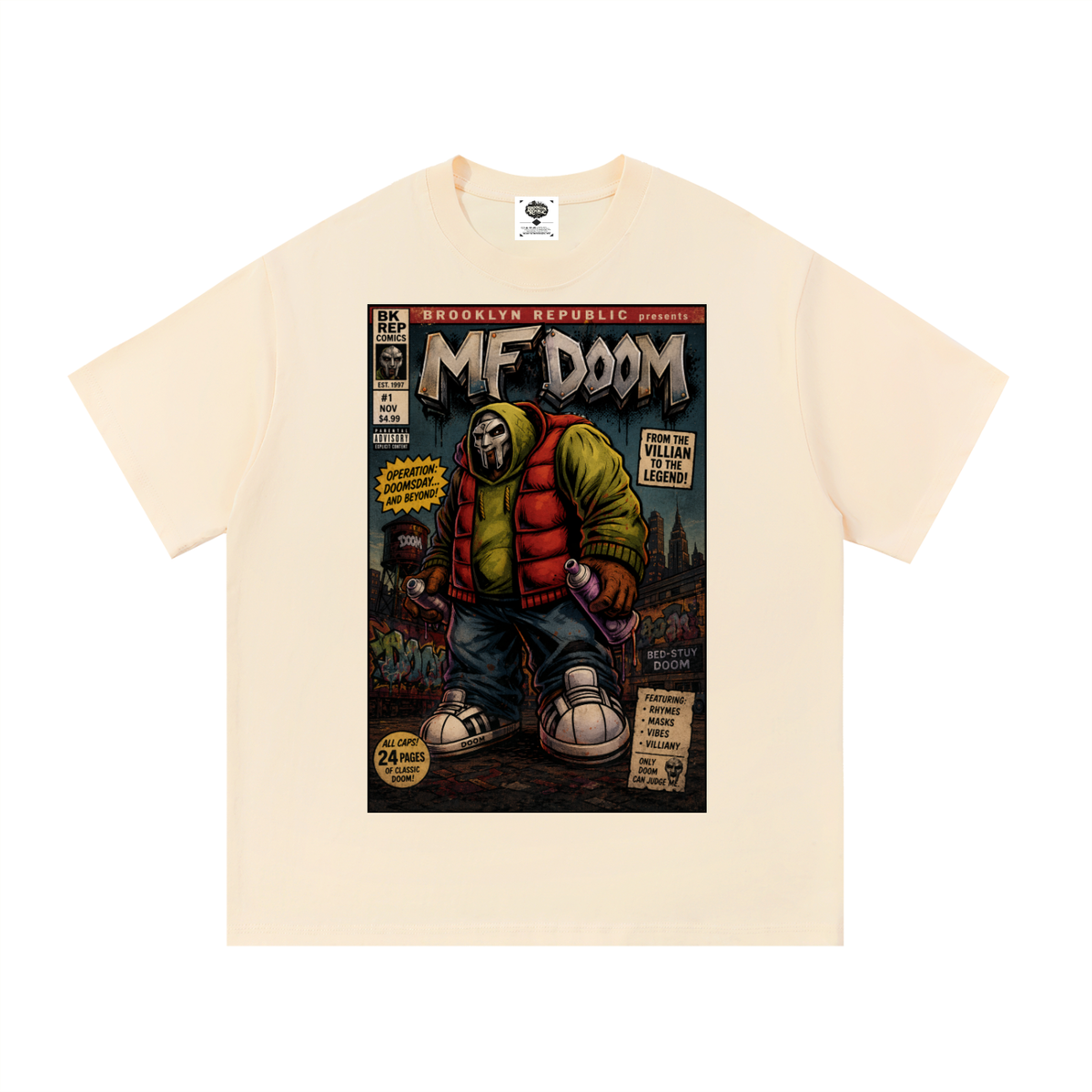 "The Adventures of MF Doom" Cotton T-Shirt
