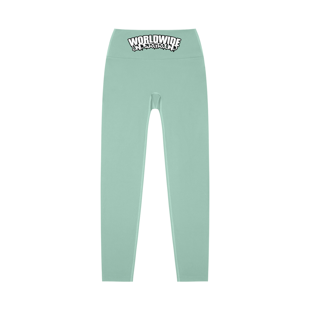"Worldwide Underground" High-Waisted Yoga Leggings