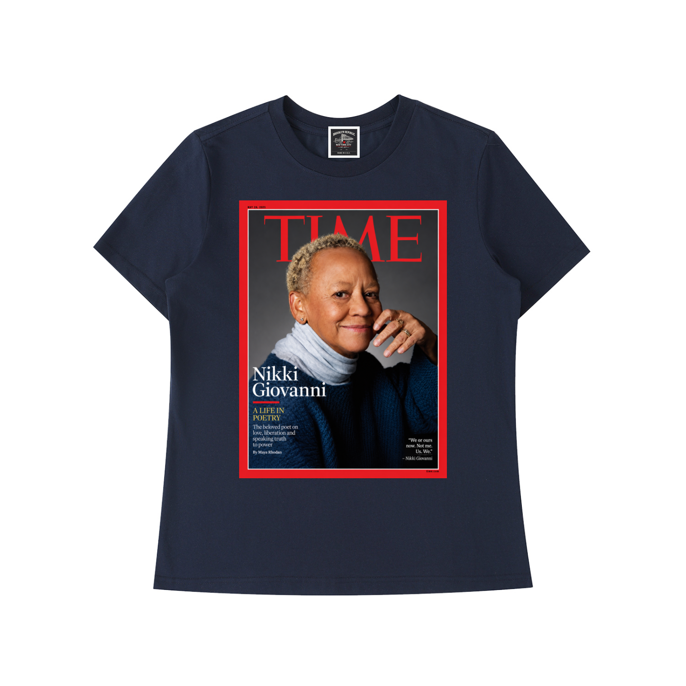 "Nikki Giovanni" Women's Cotton T-Shirt
