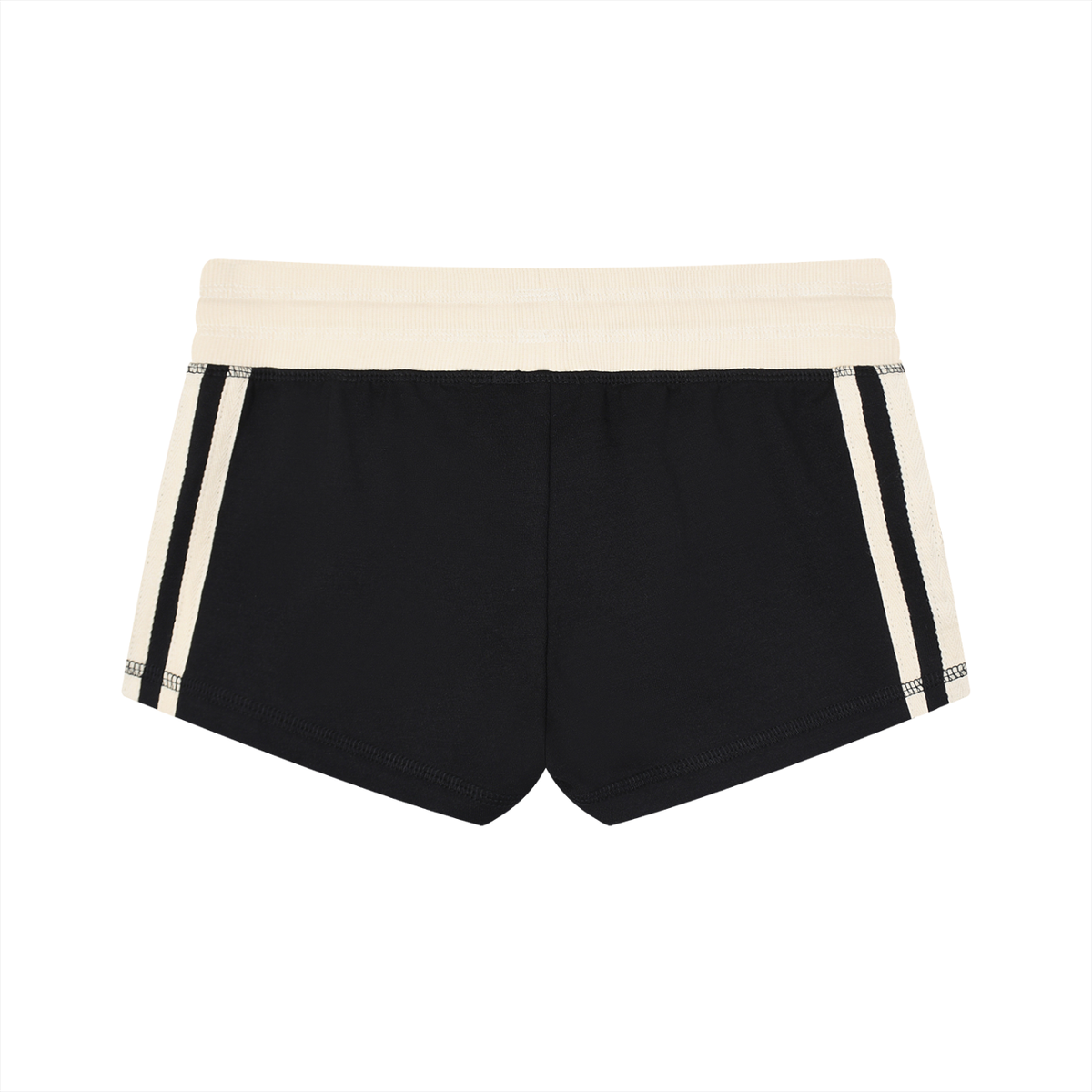 "Worldwide Underground" Women's Contrast Stripe Track Shorts