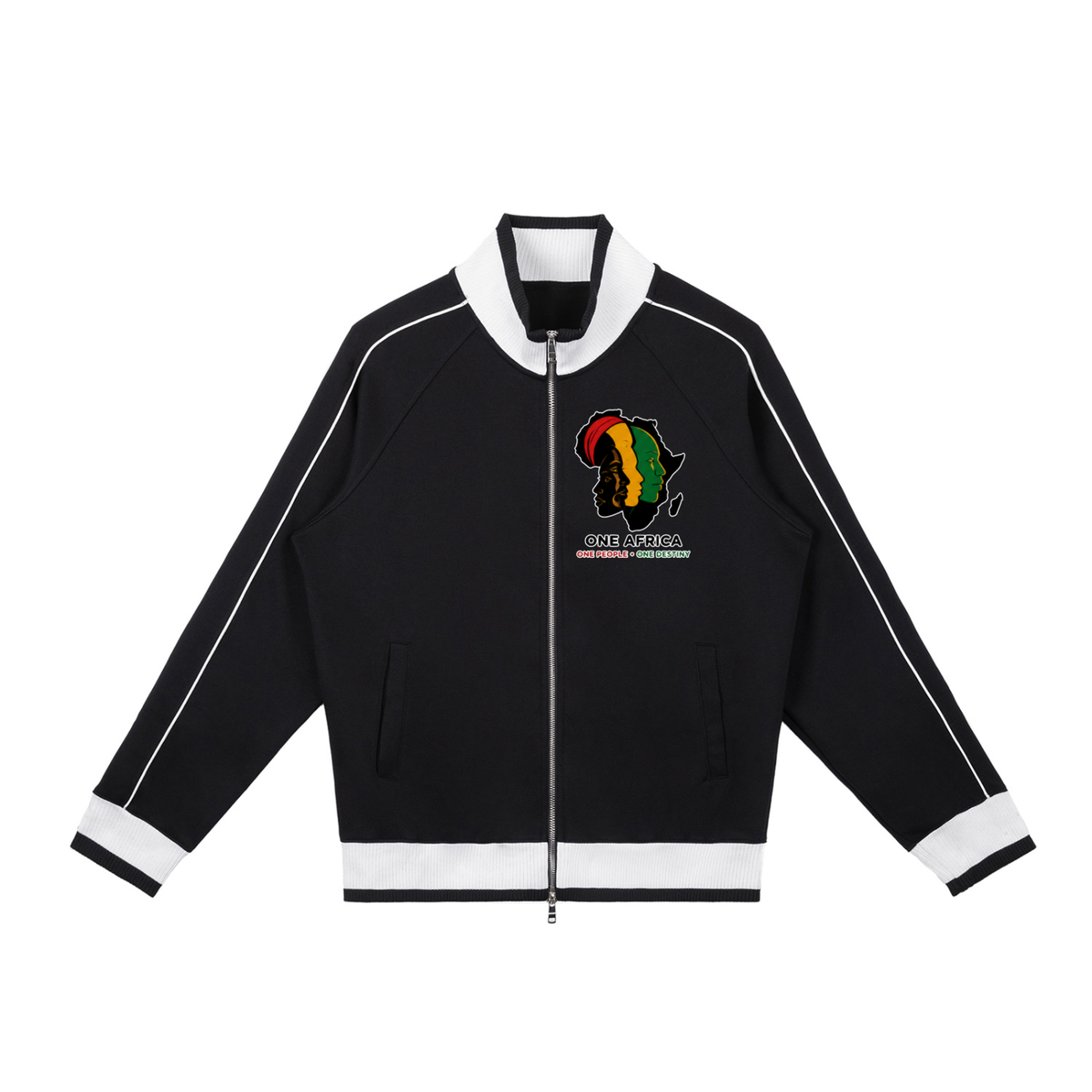 Sankofa™ "One Blood" Raglan Sleeve Zip Track Jacket