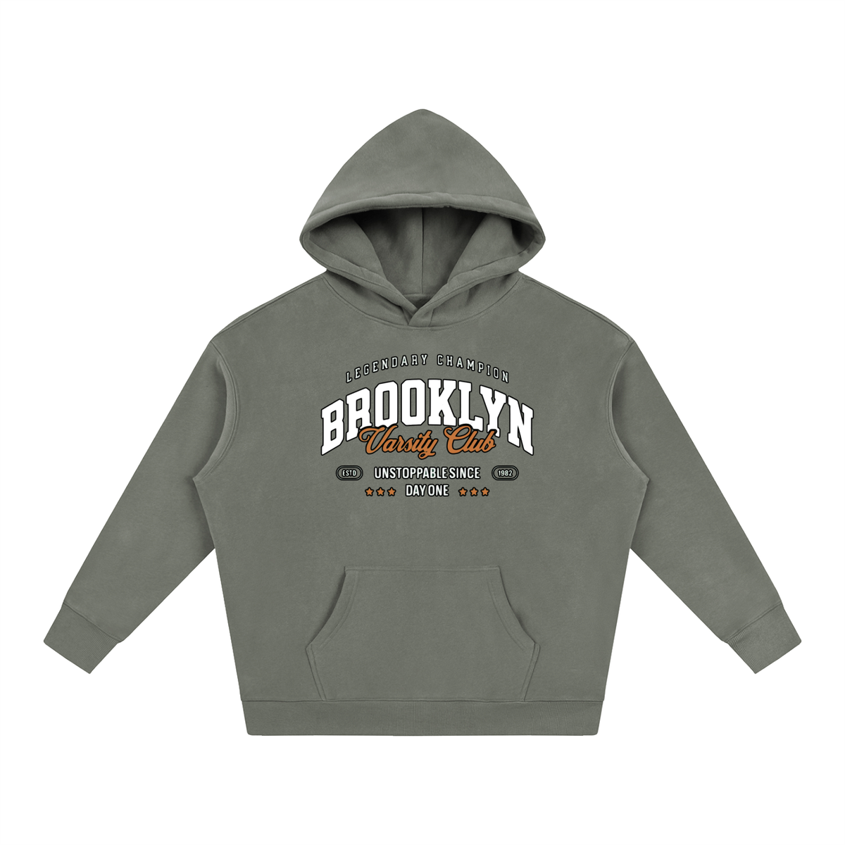 "Varsity Club" Oversize Fleeced Hoodie