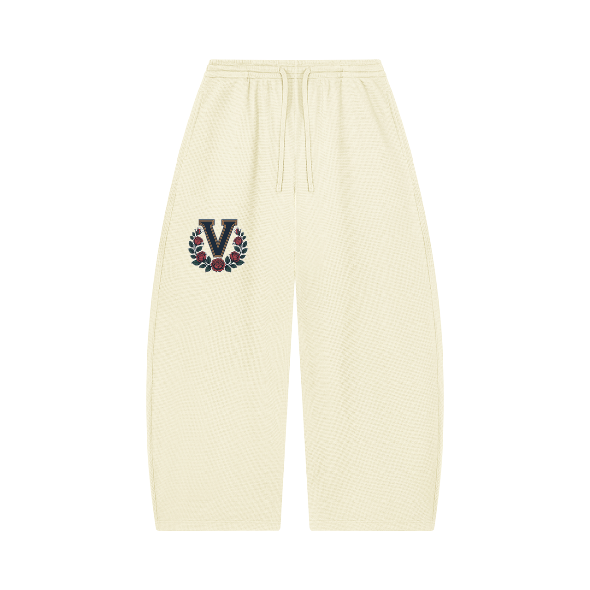 "VARSITY" Waffle Cotton Sweatsuit