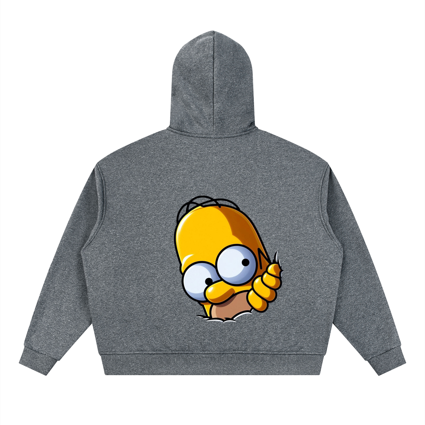 Homer Simpson™ "Peekaboo" Sparkles Full Zip Boxy Hoodie