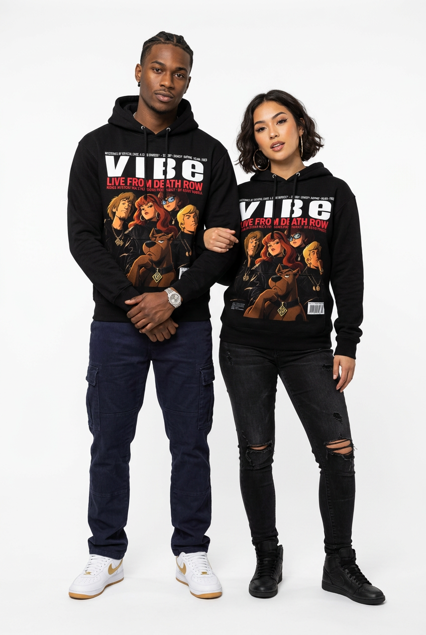 "Mystery Inc." Oversized Cotton Hoodie