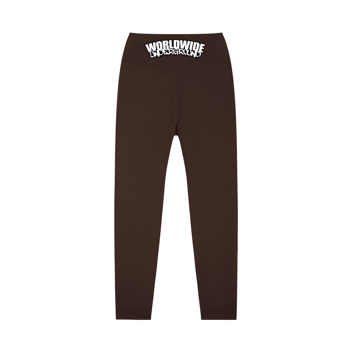 "Worldwide Underground" High-Waisted Yoga Leggings