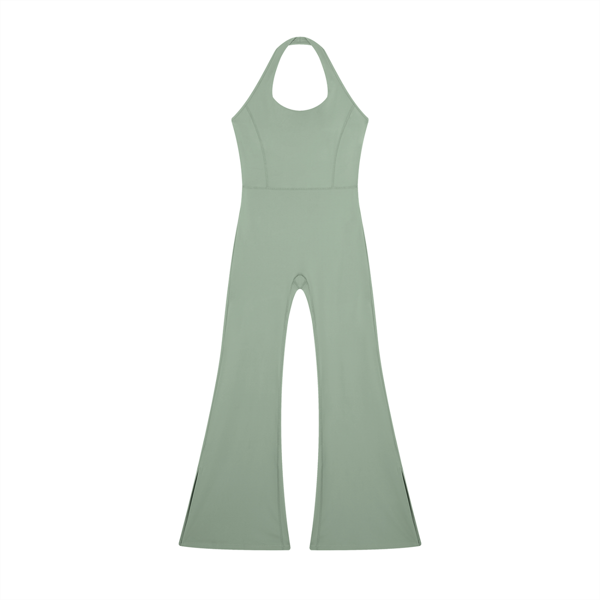 Brooklyn Republic essentials™ Women's Halter Flared Jumpsuit