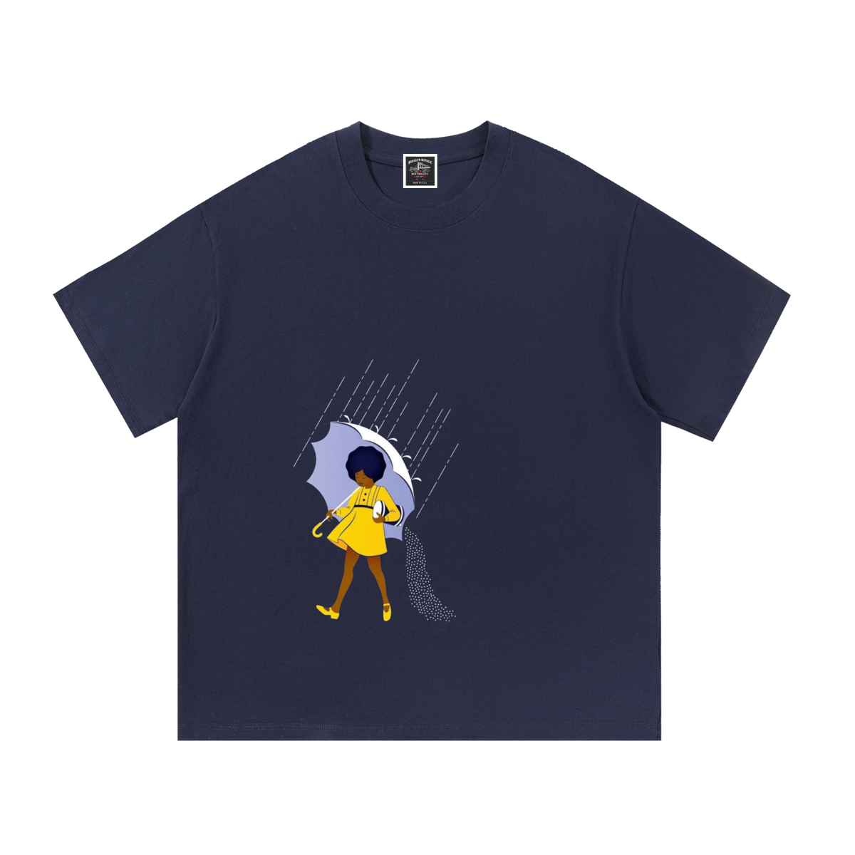 "When it Pours, on the Poor" Cotton T-Shirt