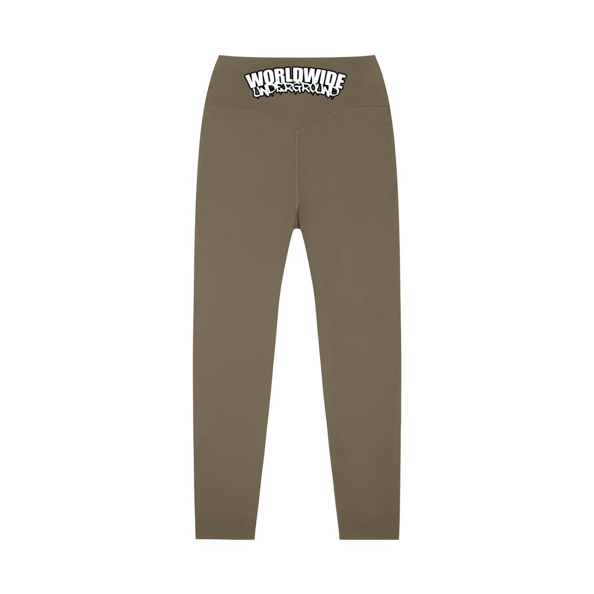 "Worldwide Underground" High-Waisted Yoga Leggings