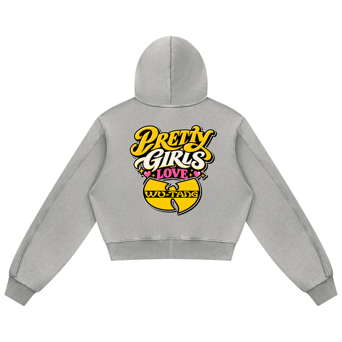 PYN™ "Pretty Girls Love Wu" Women's Mineral Wash Straight Sweatpants