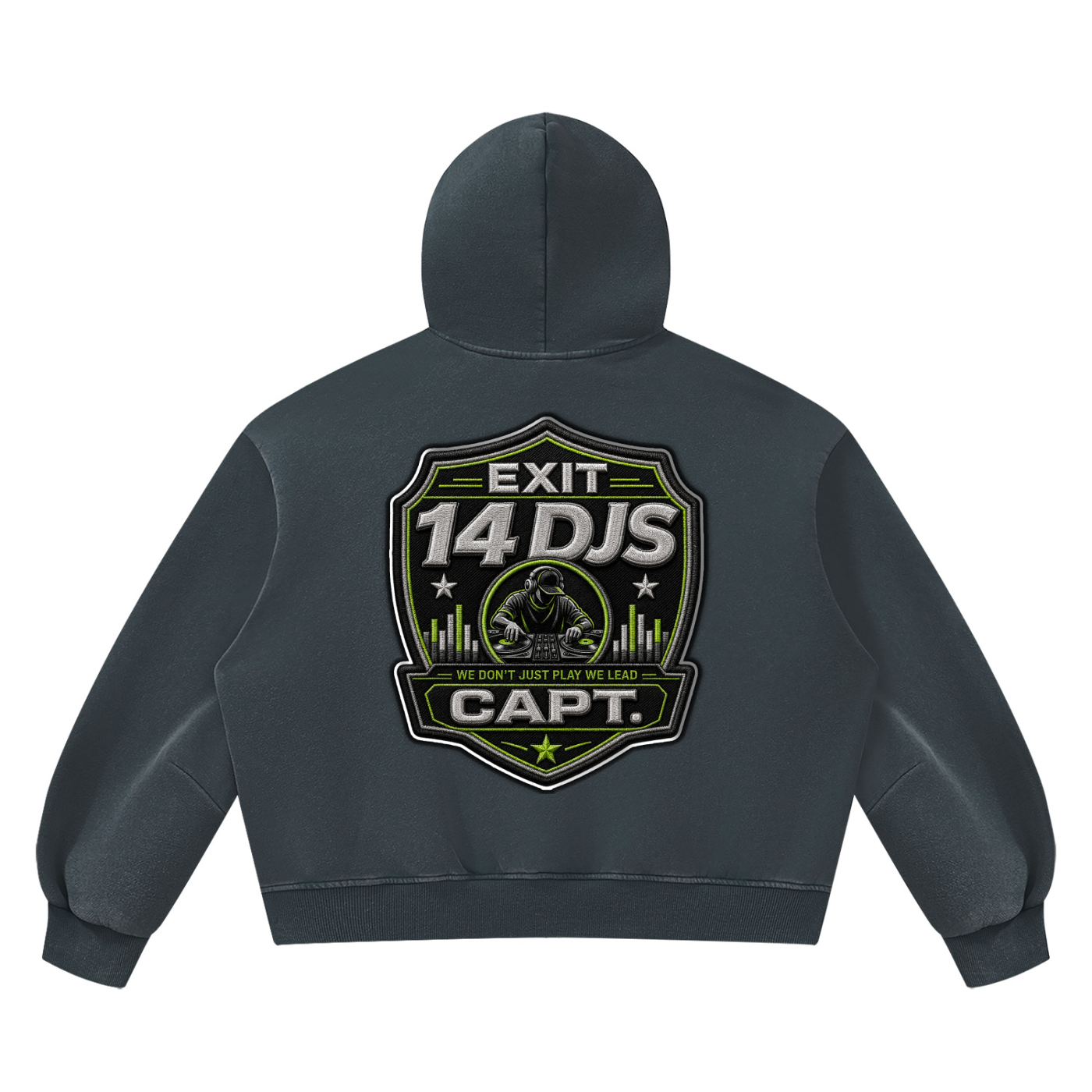 "Exit 14" Vintage Wash Barrel Leg Fleece Sweatsuit