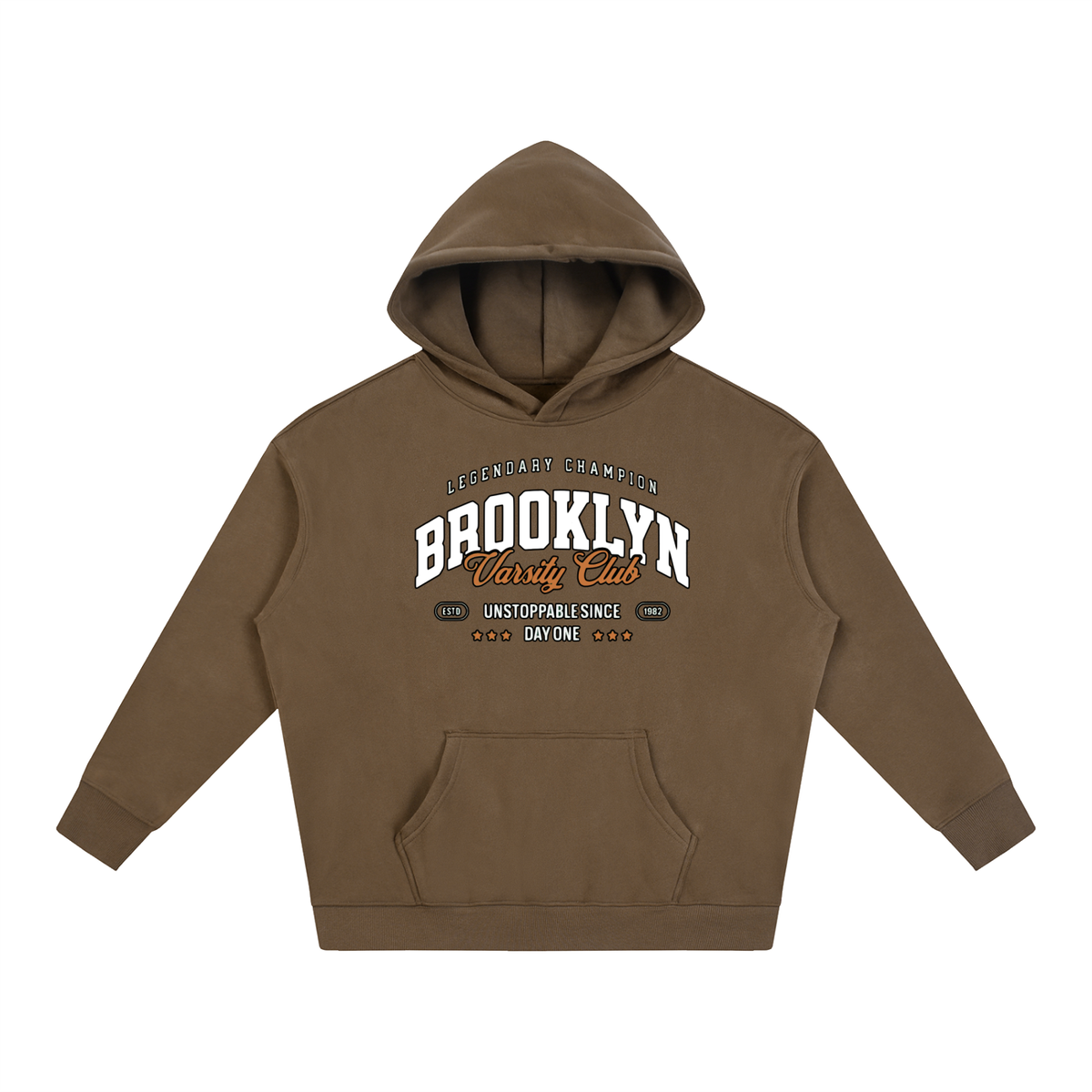 "Varsity Club" Oversize Fleeced Hoodie