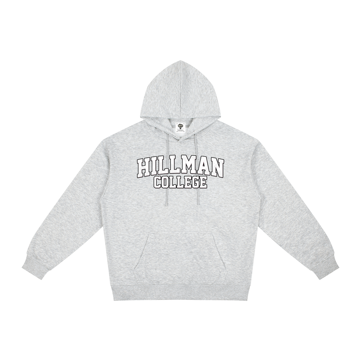 "Hillman College" Relaxed Fit Hoodie