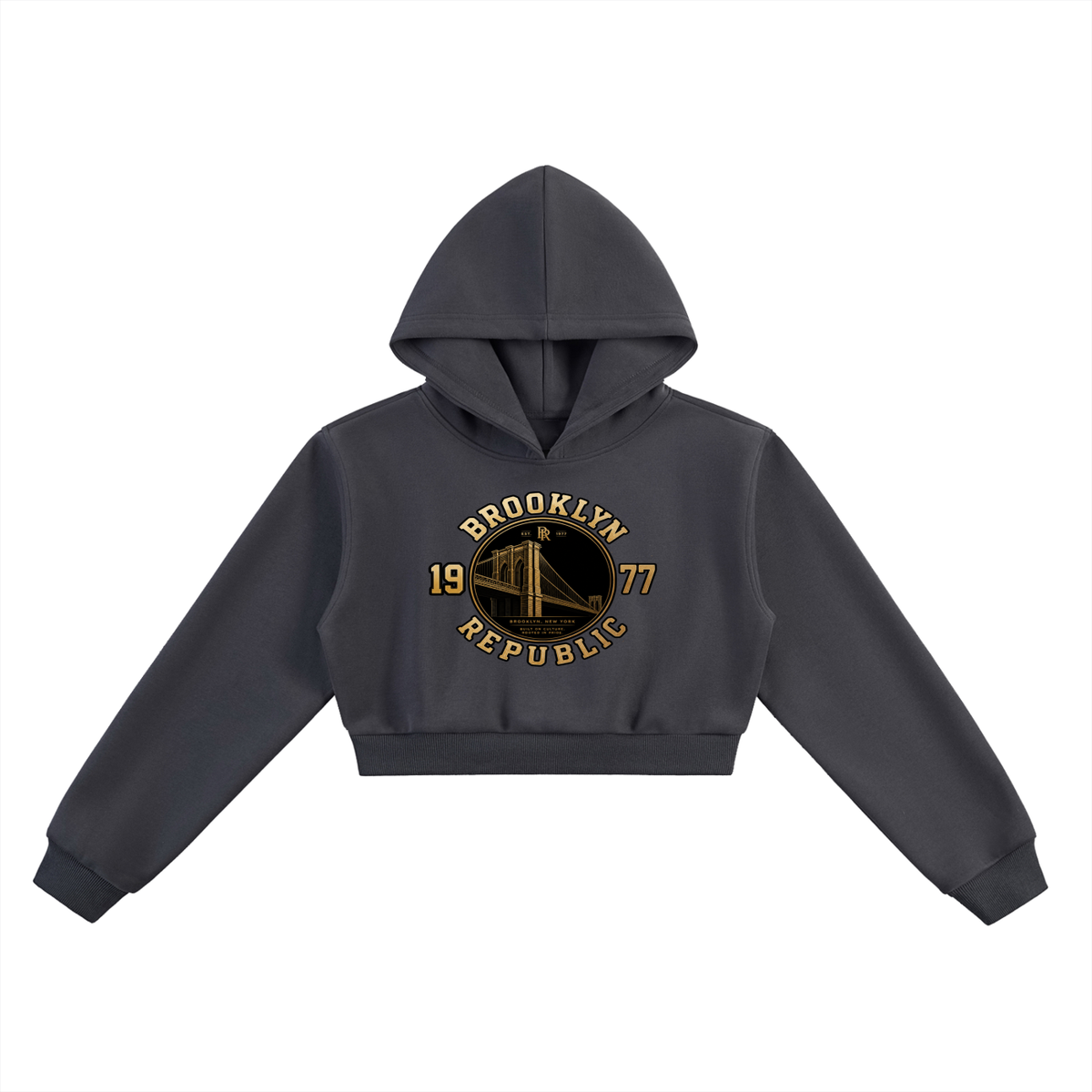 Brooklyn Republic essentials™ Women's Cropped Hoodie