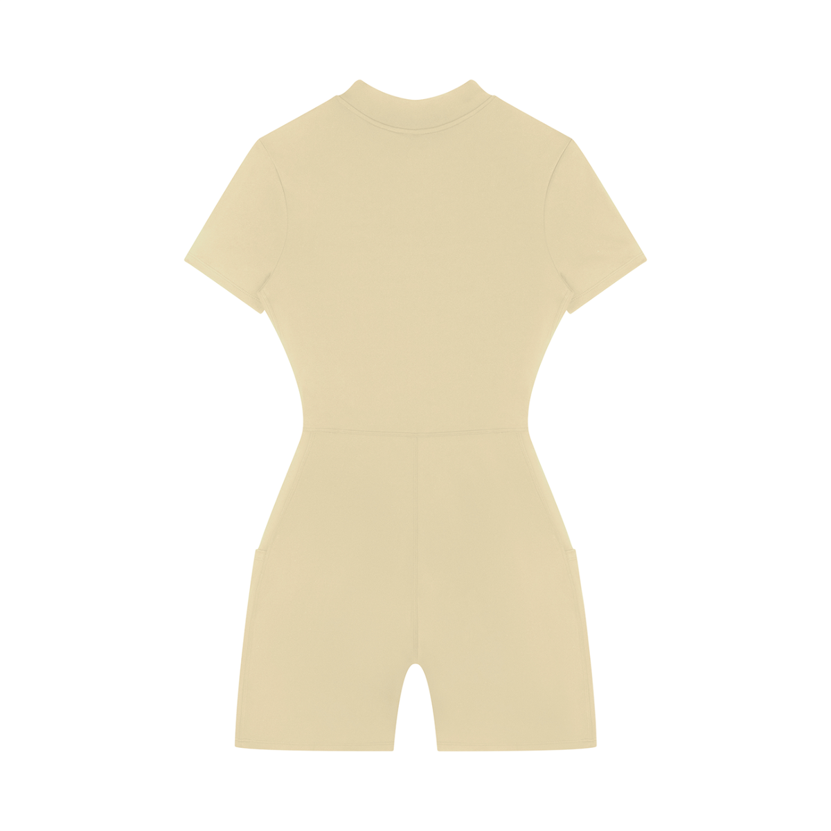 Brooklyn Republic Essentials™ Women's Quarter-Zip Short Sleeve Romper
