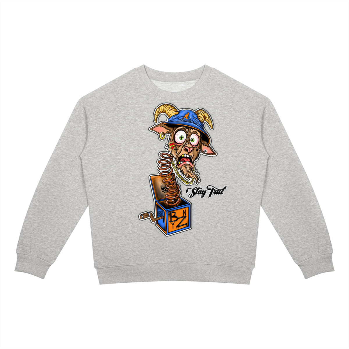 Brooklyn Zoo™ "Jumpin Jackass" Drop Shoulder Crewneck Sweatsuit