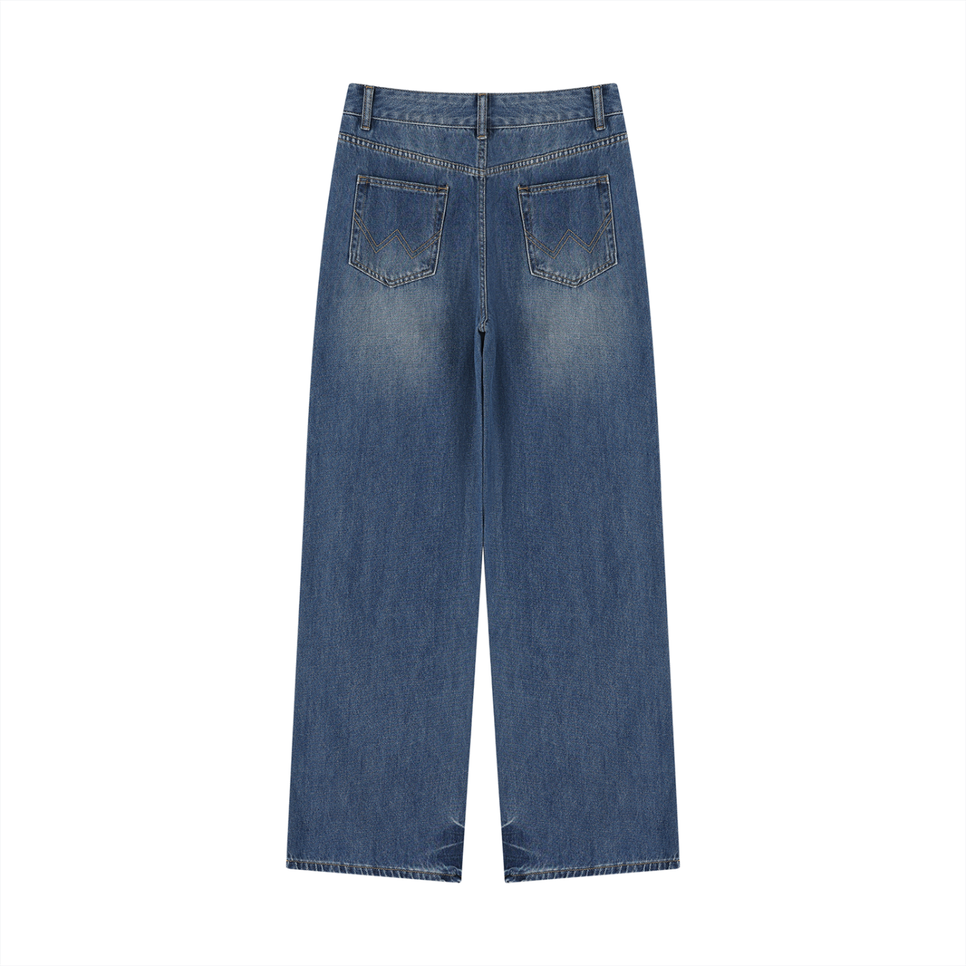 "Brooklyn Republic Apparel" Women’s Vintage Wash Wide Leg Jeans
