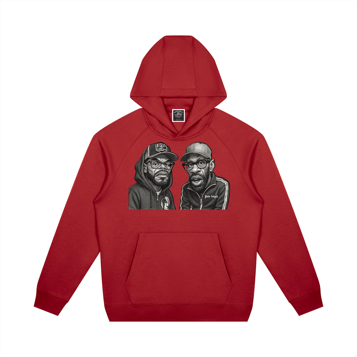 "How High" Oversized Raglan Pullover Hoodie