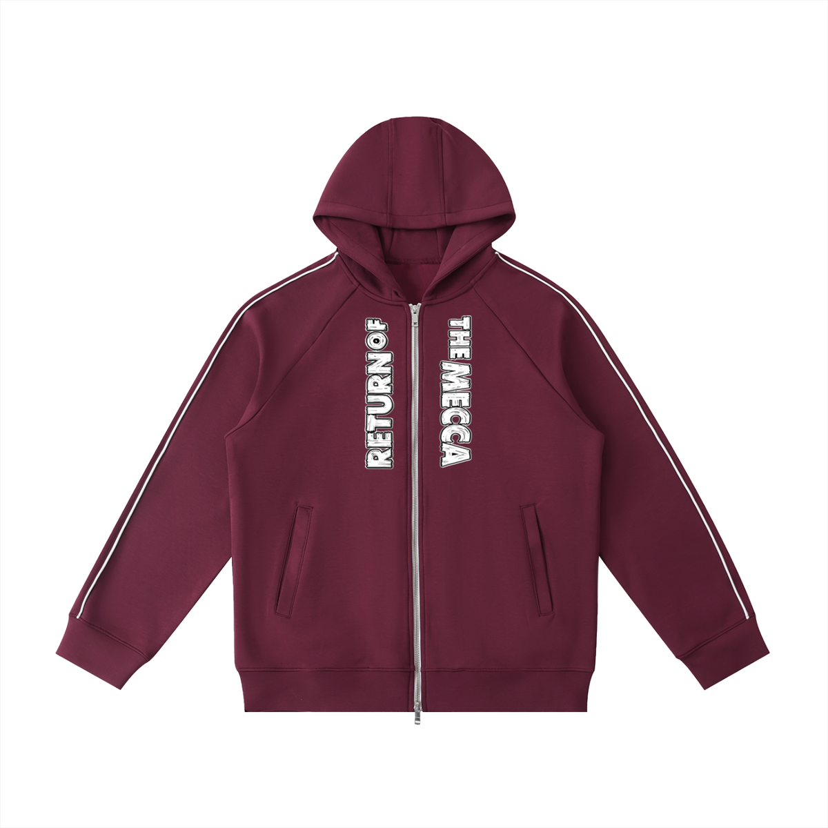 "Return to Mecca" Heavyweight Raglan Zip Hoodie
