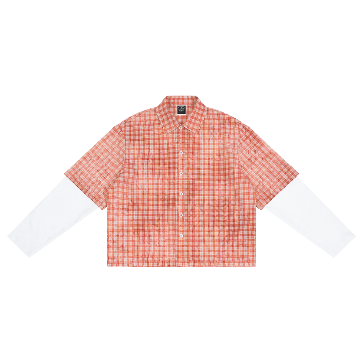 Brooklyn Republic essentials™ Vintage Wash Plaid Short Sleeve Shirt