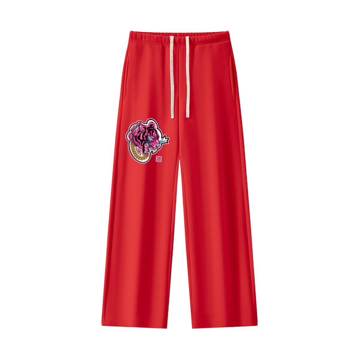 Brooklyn Zoo "Tiger Style" Women's Straight Leg Fleece Set