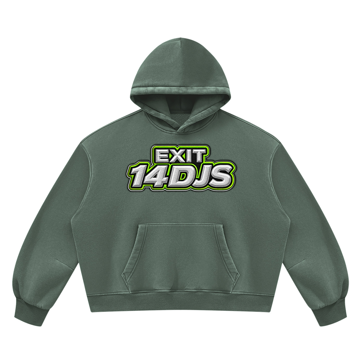 "Exit 14" Vintage Wash Barrel Leg Fleece Sweatsuit