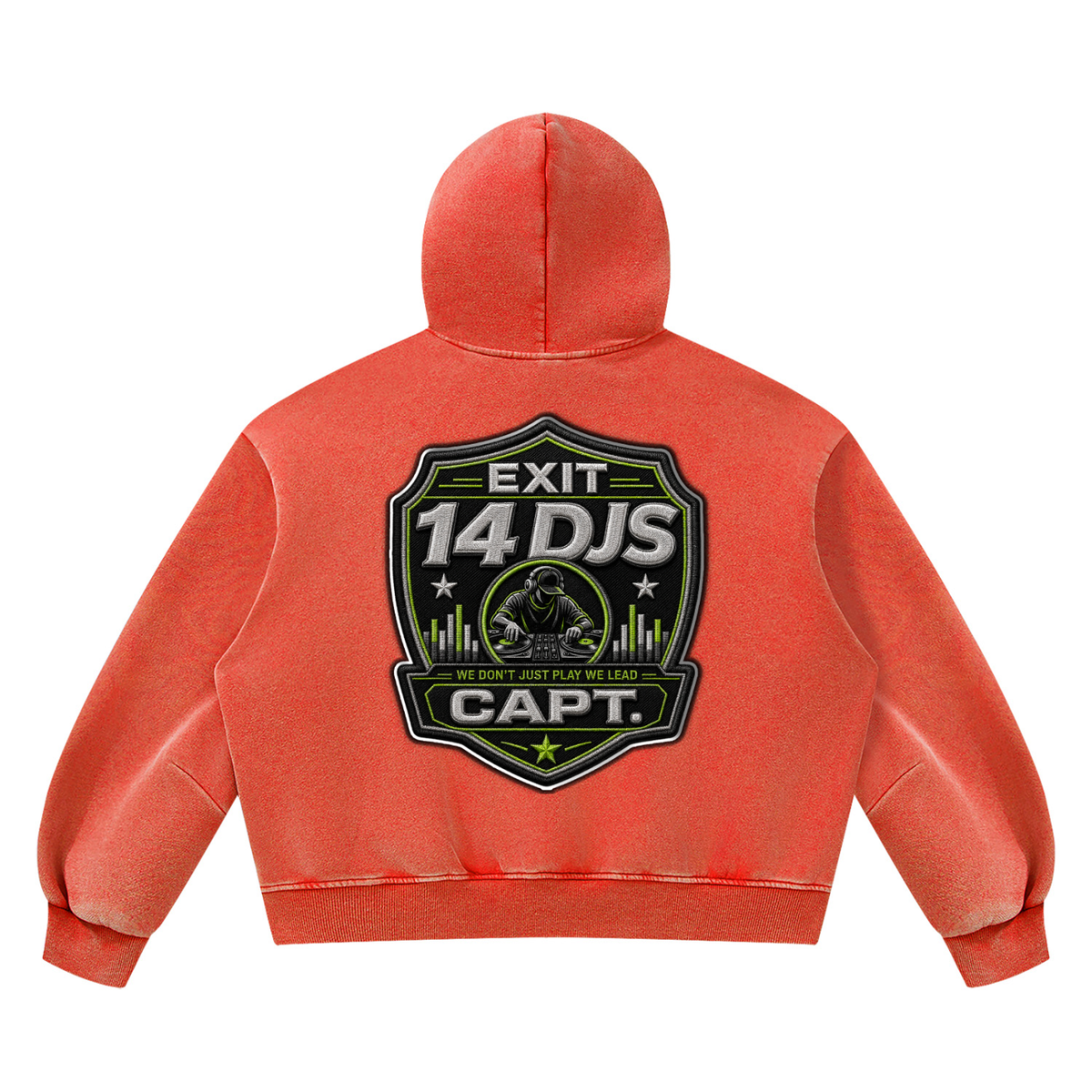 "Exit 14" Vintage Wash Barrel Leg Fleece Sweatsuit