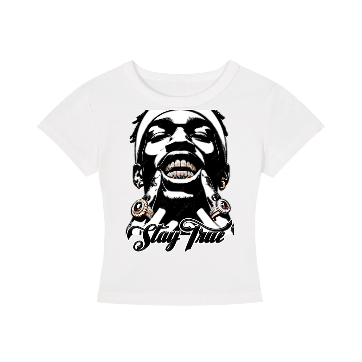 "Ghetto Heaven - Antwan" Women's Cropped T-Shirt
