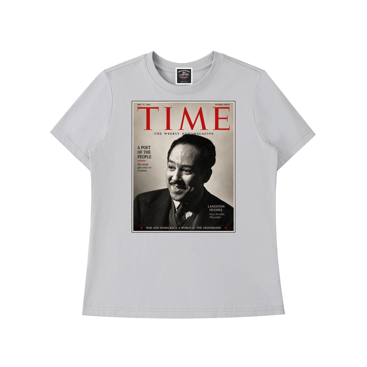 "Langston Hughes" Women's Cotton T-Shirt