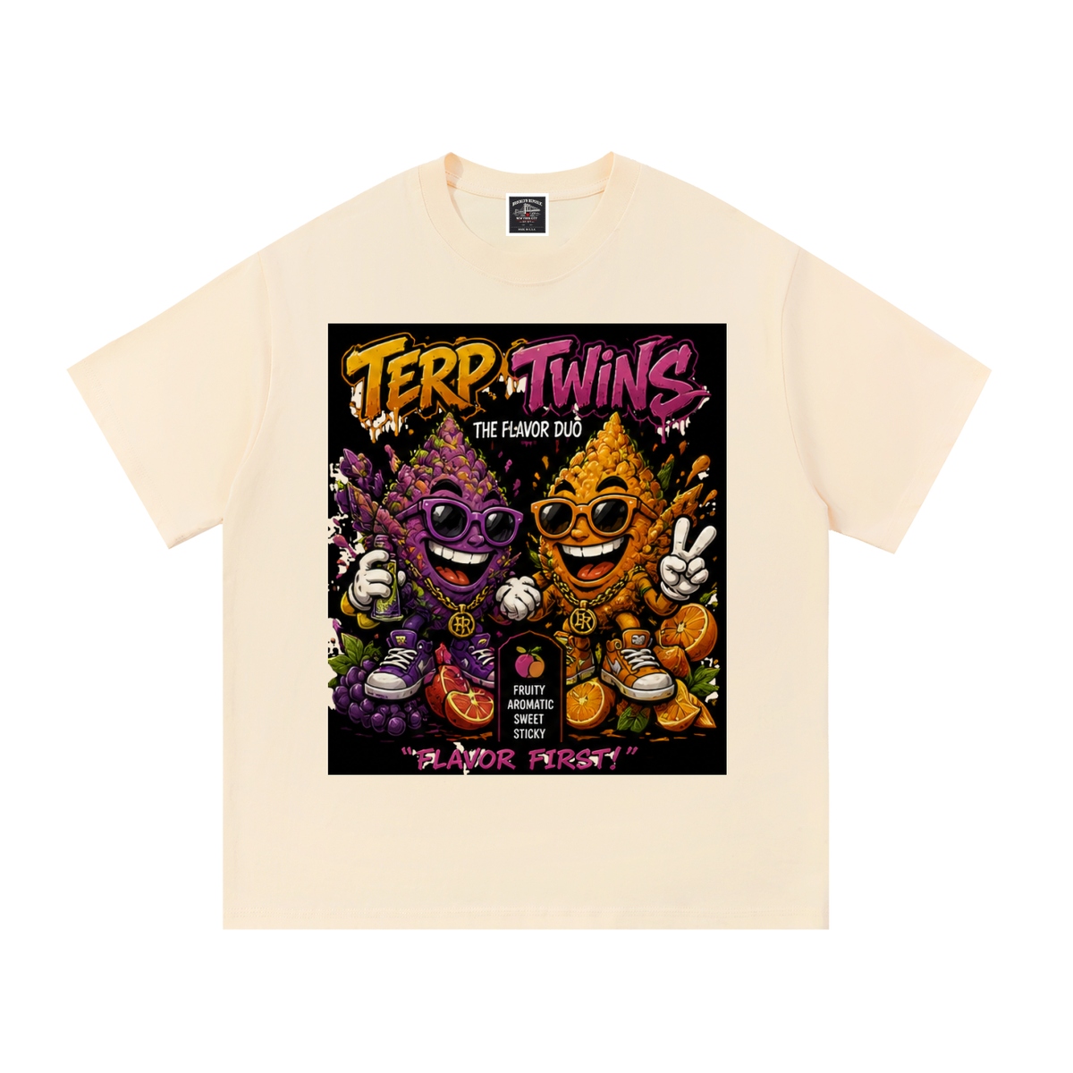 Sparksky & Dutch™ "Terp Twins" Cotton T-Shirt