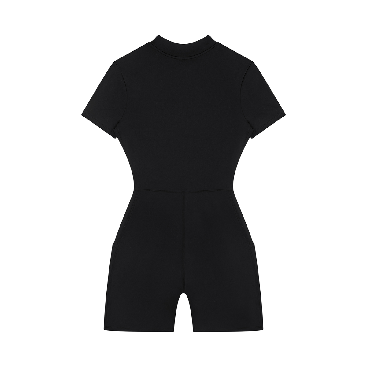 Brooklyn Republic Essentials™ Women's Quarter-Zip Short Sleeve Romper