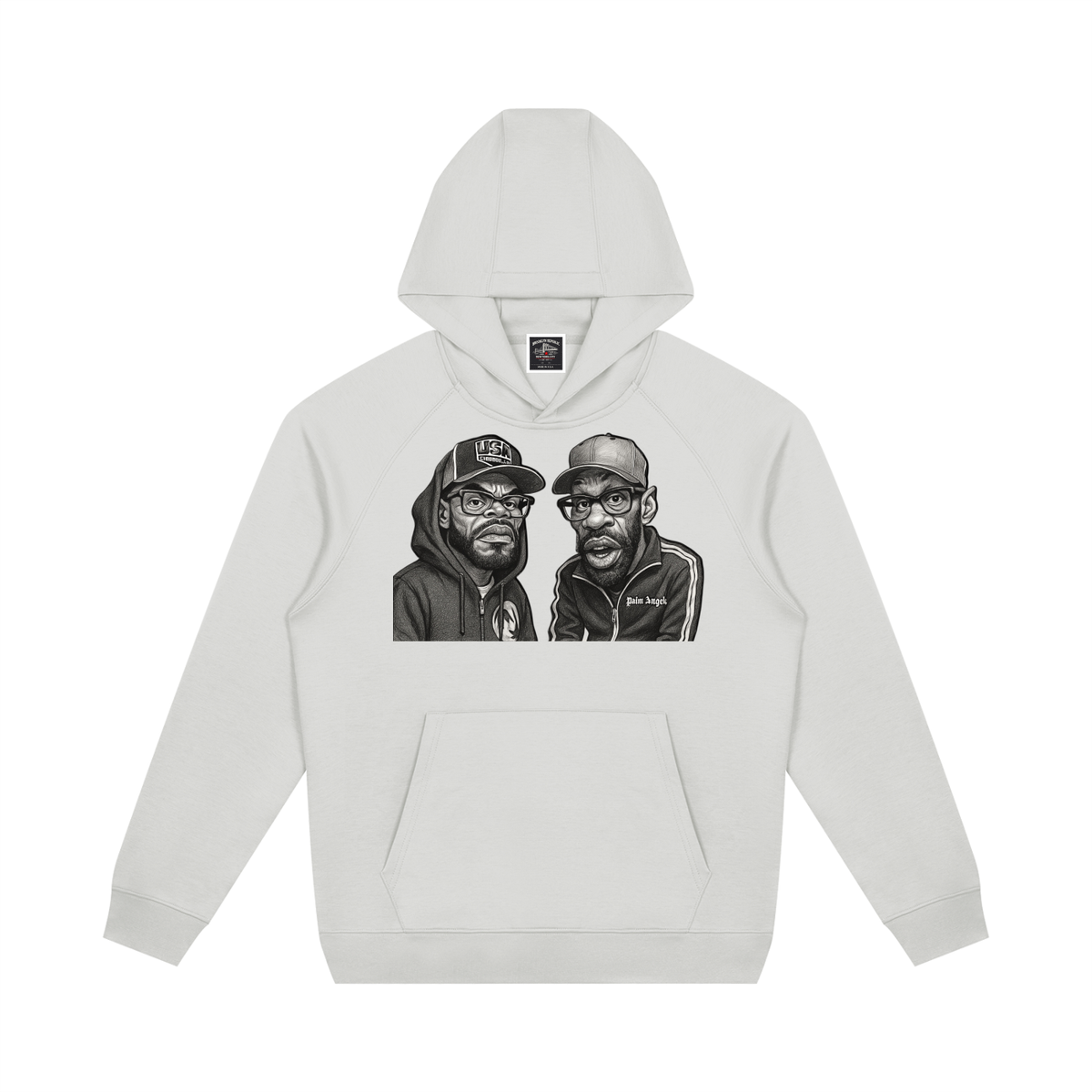 "How High" Oversized Raglan Pullover Hoodie