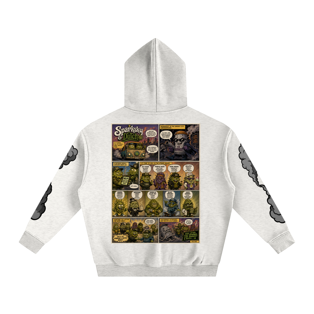 Sparksky & Dutch™ Oversize Fleeced Hoodie