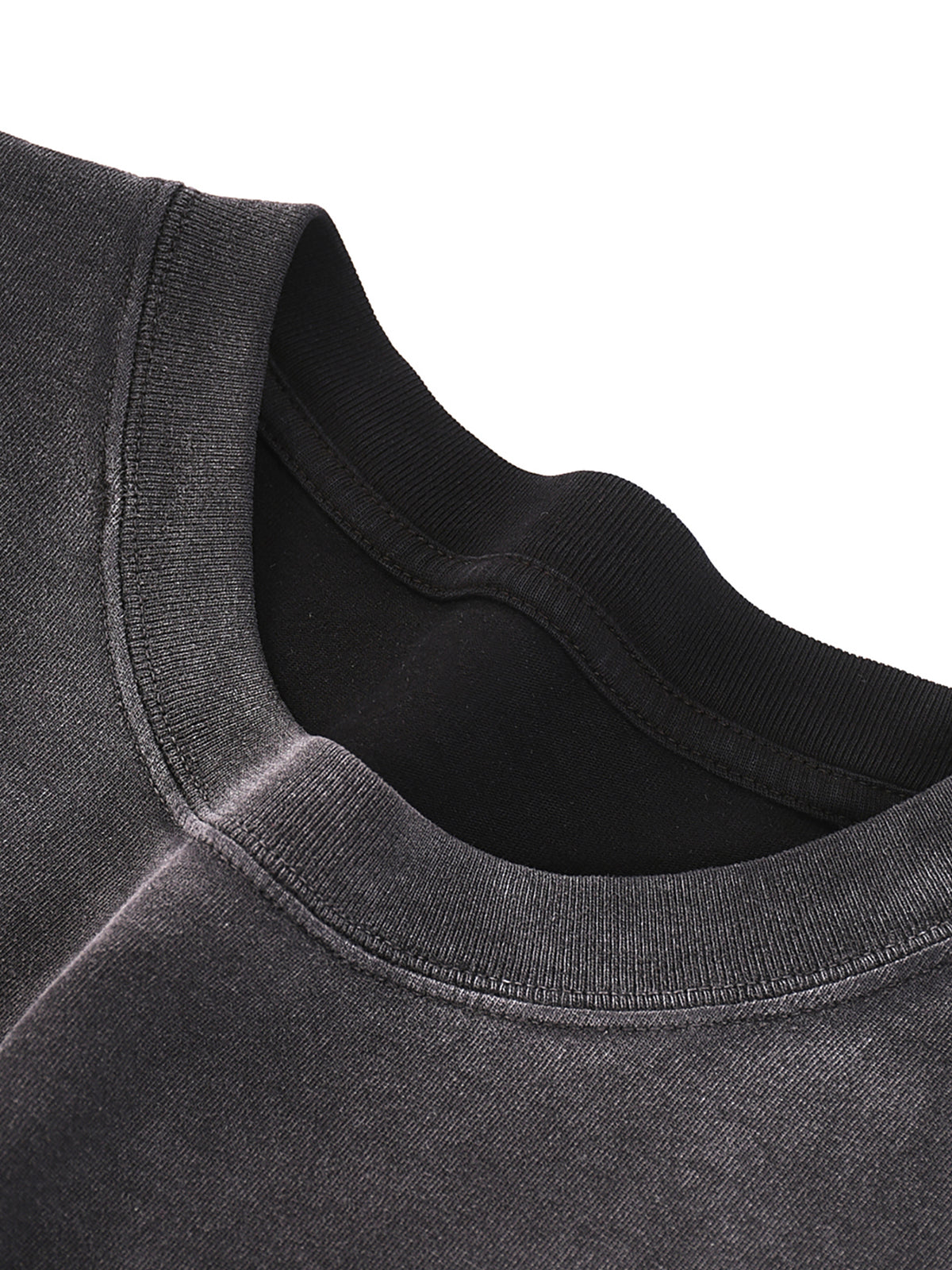 "Divine Theories" Gradient Washed Long Sleeve T-Shirt