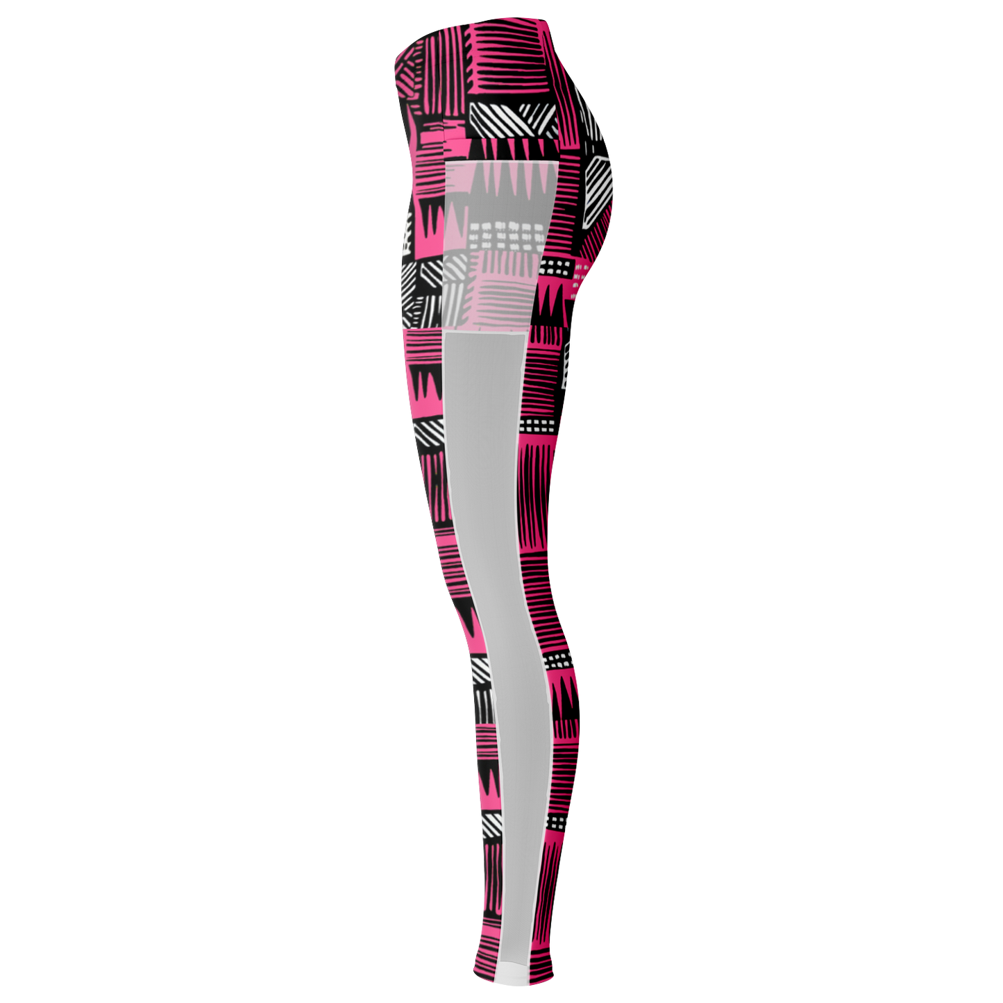 "Queen" Pocketed Mesh Legging